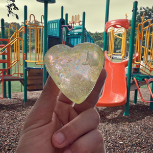 Creative 7cm Glitter Heart-shaped TPR Maltose <b>Ball</b> Squishy Soft Stress Relief <b>Squeeze</b> Gift for Kids and Adults Unisex - Product Image 6