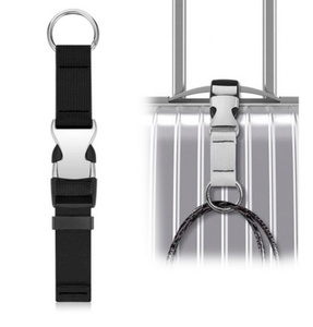 Sangle de bagage polyvalente avec crochet multifonctionnel, ceinture de voyage réglable en nylon robuste pour valise et sac à dos - Product Image 1