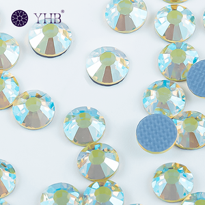 YHB 水晶 AB 平底水钻散装批发 水晶 AB 极光水钻散装仿水晶 - Product Image 2