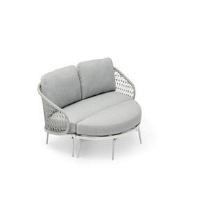 Alta Costura jardín al aire libre al Circular sofá cuerda jardín cómodo asiento dos sofás y sillones - Product Image 2