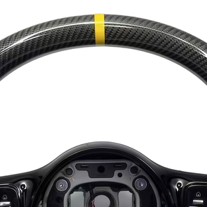 Volant de direction en fibre de carbone personnalisé pour <span class=keywords><strong>Mercedes</strong></span> Benz <span class=keywords><strong>GT</strong></span> W176 W204 W212 W205 W218 W213 W211 W177 W463 E63 <span class=keywords><strong>AMG</strong></span>, accessoires de voiture - Product Image 5