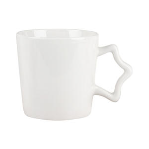 Taza de Cerámica con Asa Simple en Forma de Estrella, Personalizable con Logotipo, para Oficina, Hogar, Agua, Café - Product Image 1