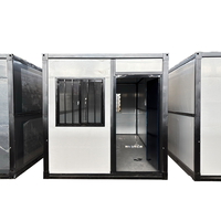 Maison conteneur pliable extensible de 20 pieds pour dortoir de personnel d'ingénierie routière