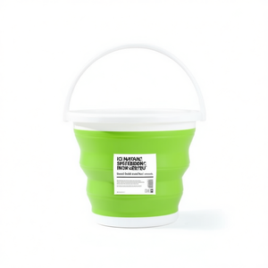 Secchio pieghevole in silicone Myrva da 2 litri, pieghevole per pulizia e conservazione - Product Image 1