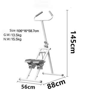 Cadre d'exercice pliable d'intérieur Cardio Training Stepper Home Fitness Mountaineering <span class=keywords><strong>Machine</strong></span> <span class=keywords><strong>Step</strong></span> Climber - Product Image 2