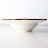 Assiettes de Restaurant en porcelaine céramique, assiettes à soupe de Restaurant bon marché 1 pièce