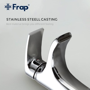 Frap-<span class=keywords><strong>grifo</strong></span> <span class=keywords><strong>monomando</strong></span> de latón cromado para <span class=keywords><strong>lavabo</strong></span>, grifería de alta calidad para cocina, baño, F1069 - Product Image 3