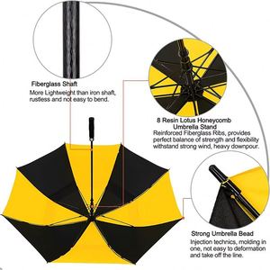 CJX945 Custom Wholesale Colorful Double Layer Windproof Inside Out C Shape Handle Inverted Reverse <b>Umbrella</b> With Logo Prints - Product Image 2