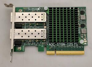 AOC-STGN-I2S Dual Port SFP + 82599 10gbe điều khiển <span class=keywords><strong>Ethernet</strong></span> Card X520-DA2 Nic thẻ Rev: 2.0 Card mạng - Product Image 3