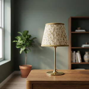 Handmade Modern Luxury Baby Blue Cotton <b>Lamp</b> <b>Shade</b> Floral Print Indian Decorative Indoor Lighting Home Decor Light Covers - Product Image 3