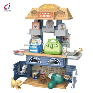 <span class=keywords><strong>Jouet</strong></span> de villa en plastique <span class=keywords><strong>pour</strong></span> enfants, 2 en 1, jeux <span class=keywords><strong>pour</strong></span> bébés, maison, faire semblant de entretenir les animaux de compagnie, diy, nouveau - Product Image 5