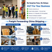 Expédition DDP de Chine vers les États-Unis, porte à porte, fret maritime, fret aérien, transitaire Amazon FBA, service d'entreposage
