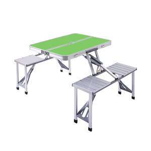 Ensemble <span class=keywords><strong>de</strong></span> <span class=keywords><strong>table</strong></span> et <span class=keywords><strong>de</strong></span> chaises pliantes en MDF <span class=keywords><strong>de</strong></span> haute qualité pour le <span class=keywords><strong>camping</strong></span> en plein air - Product Image 1