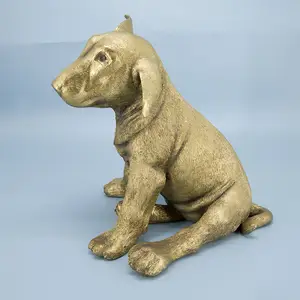 Personalize o quarto casa decoração resina artesanal lindo caçador terror estátua de cachorro