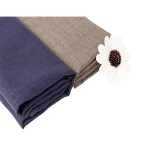 Tela <span class=keywords><strong>de</strong></span> lino <span class=keywords><strong>de</strong></span> 150g para hombres y mujeres, Color sólido teñido con hilo para Primavera Verano, técnica tejida para camisas, pantalones, faldas, Vestidos - Product Image 4