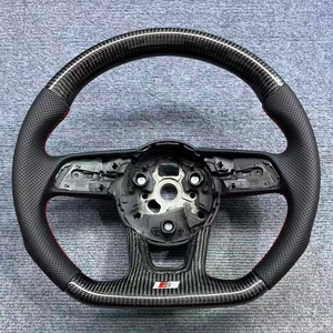 Volante in Fibra di Carbonio Forgiata per <span class=keywords><strong>Audi</strong></span> <span class=keywords><strong>A1</strong></span> Q3 8U A5 <span class=keywords><strong>Sportback</strong></span> A6 Avant - Product Image 5