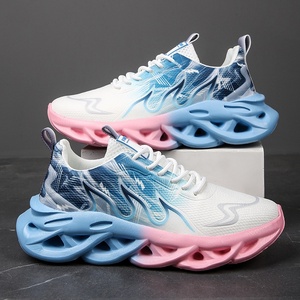 <span class=keywords><strong>JOYTIME</strong></span> Chaussures de sport décontractées pour hommes, tendance été 2025, respirantes, en maille, semelle intermédiaire EVA, embout imprimé, logo mixte - Product Image 4