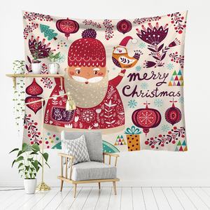 Raffiné Vintage Romantique Ambiance Chaude Coloré Noël Série Live Streaming Fond Tissu Affiche Couverture Tapisseries - Product Image 6