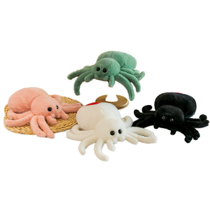 Halloween mô phỏng nhện vui Đồ chơi sang trọng Búp bê thú nhồi bông và sang trọng cho trẻ em - Product Image 1