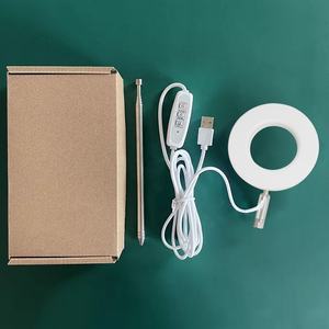 Liweida – anneau rond usb de 6 watts, lumière de croissance de plante, synchronisation de la gradation, tige télescopique, fleur, plantes microscopiques, lumière de remplissage succulente - Product Image 6