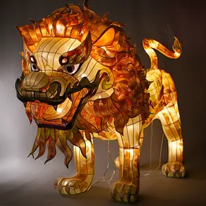 Wholesale Festival Lanterns Decoration Chinese New Year Festival Decorations Lion Animal Lantern For Sale