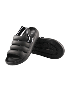 महिलाओं की विरोधी पर्ची सरल सपाट तल छेद जूते ठोस रंग चप्पल - Product Image 6