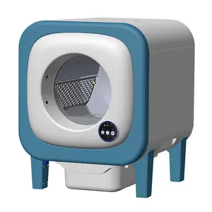 Litière Intelligente pour Chat avec Évacuation <span class=keywords><strong>et</strong></span> Désodorisation, Visionnement Visuel, Nettoyage Automatique, Facile à Nettoyer, Contrôle des Odeurs, Produits pour Animaux de Compagnie - Product Image 6