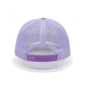 Trắng Thêu Logo Thể Thao Dây Cổ Điển Mũ Tùy Chỉnh Trucker + Lưới + Hat + Chuỗi Trucker Cap Hat - Product Image 4