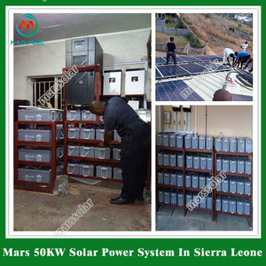 Electricidad Gratuita de Energía Solar, Sistema de Baterías para el Hogar de 10kw, 30kw, 50kw para Granjas y Fábricas - Product Image 2