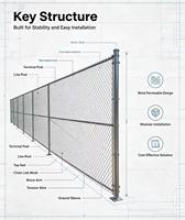 Clôture en treillis métallique en acier inoxydable revêtu de PVC pour treillis et portails avec service de modélisation 3D, design écologique