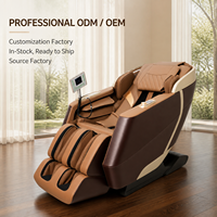 Silla de Masaje Shiatsu de Gravedad Cero para Todo el Cuerpo, Reclinable con Calor, Masajeador Eléctrico para el Hogar y la Oficina, Relajación