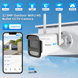 Hongnaer 2/3MP trong nhà ngoài trời thông minh không dây CCTV Bullet IP <span class=keywords><strong>Camera</strong></span> V380 <span class=keywords><strong>Pro</strong></span> 4G Thẻ Sim <span class=keywords><strong>Wifi</strong></span> giám sát an ninh nhà máy ảnh - Product Image 2