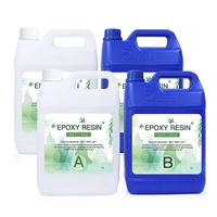 Vente en gros de résine époxy Timesrui à cristaux liquides transparents Colle AB Table de rivière spéciale pour la construction en bois et la signalisation du travail du bois