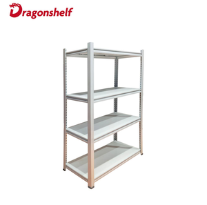 Étagère à rivets réglable <span class=keywords><strong>multi</strong></span>-usages 5 niveaux, rayonnage d'entrepôt, cadre métallique, acier angulaire, matériel, revêtement en poudre, protection ESD, carton - Product Image 1