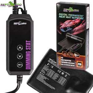 REPTIZOO Alfombra Térmica para Reptiles con Logotipo OEM, IPX7, 6W/11W/23W/36W, con Termostato Digital PID y Material de PVC para Pitón Real - Product Image 1