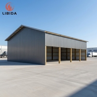 Edificio de Estructura de Acero Prefabricado, Taller Industrial, Almacén con Estructura de Acero, Fábrica de Construcción Metálica