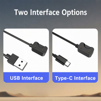 Câble de charge magnétique USB-C USB-A adapté à la montre connectée Samsung Galaxy Fit3 SM-R390 Galaxy Fit 3, remplacement du chargeur