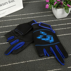 Gants de pêche en plein air, trois doigts exposés, en tissu, unisexes, pour la pêche, utilisation sportive, couleur aléatoire - Product Image 3