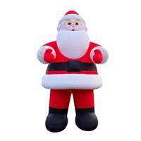 Grand Père Noël gonflable et bonhomme de neige pour la décoration de la maison Produit gonflable publicitaire