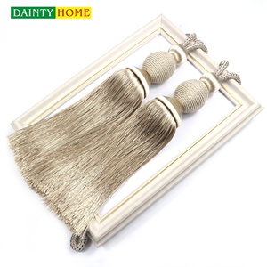 Fabbricazione della cina fatto a mano tenda nappa tiebacks nappa frange passamanerie nappa <span class=keywords><strong>per</strong></span> la tenda - Product Image 2