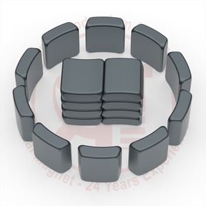 Imanes de neodimio N52, ventilador de segmento de azulejo de arco permanente, epoxi Chapado en imán curvo para anticorrosión Halbach-magnético de neodimio - Product Image 4