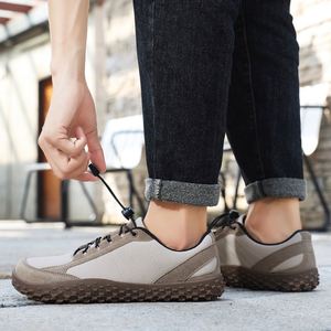 Chaussures de sport pour hommes, respirantes, antidérapantes, durables, à lacets, avec plateforme, pour la randonnée en montagne, la course à pied et toutes les activités de plein air - Product Image 3