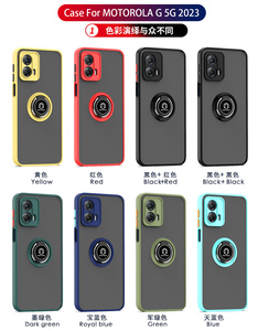 Expédition rapide pour Motorola G 5G Sports Design <span class=keywords><strong>coque</strong></span> de téléphone avec porte-anneau magnétique dur givré mat PC couverture arrière - Product Image 6