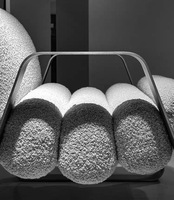 Fauteuil modulaire de luxe italien rétro moderne pour salon, salle à manger, meubles de maison, pieds en métal, rembourrage en éponge douce