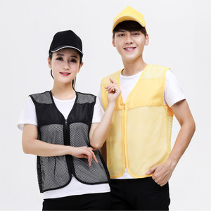 Chaleco de Voluntario Personalizado, Transpirable, de Malla de Poliéster, Unisex, Ropa de Trabajo para Repartidores con Impresión de Logotipo - Product Image 2
