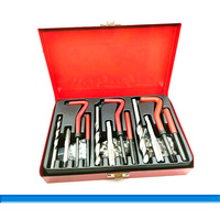 Kit de réparation de filetages dénudés professionnel en acier inoxydable 88 pièces, métrique M6/M8/M10, outil d'installation manuel, étui rigide
