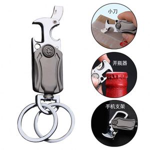 Nouvel Arrivage Couteau Multifonction Créatif Gyro Car Outil Décapsuleur de Ceinture pour Homme Porte-clés Métallique - Product Image 3