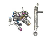 Caja de Herramientas Universal para Implantes Dentales Incluye 16 Tornillos y una Llave Dinamométrica Osstem Dentium Sic DIO Implante Dental