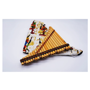 JELO 15 tubos profesional G Key Pan flauta viento de madera bambú instrumento de viento accesorio Syrinx Pan flauta - Product Image 5
