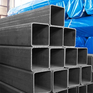 Tuyau carré en acier 400x400, surface noire, soudé, en acier au carbone S355, section creuse tubulaire, <span class=keywords><strong>prix</strong></span> au mètre - Product Image 1